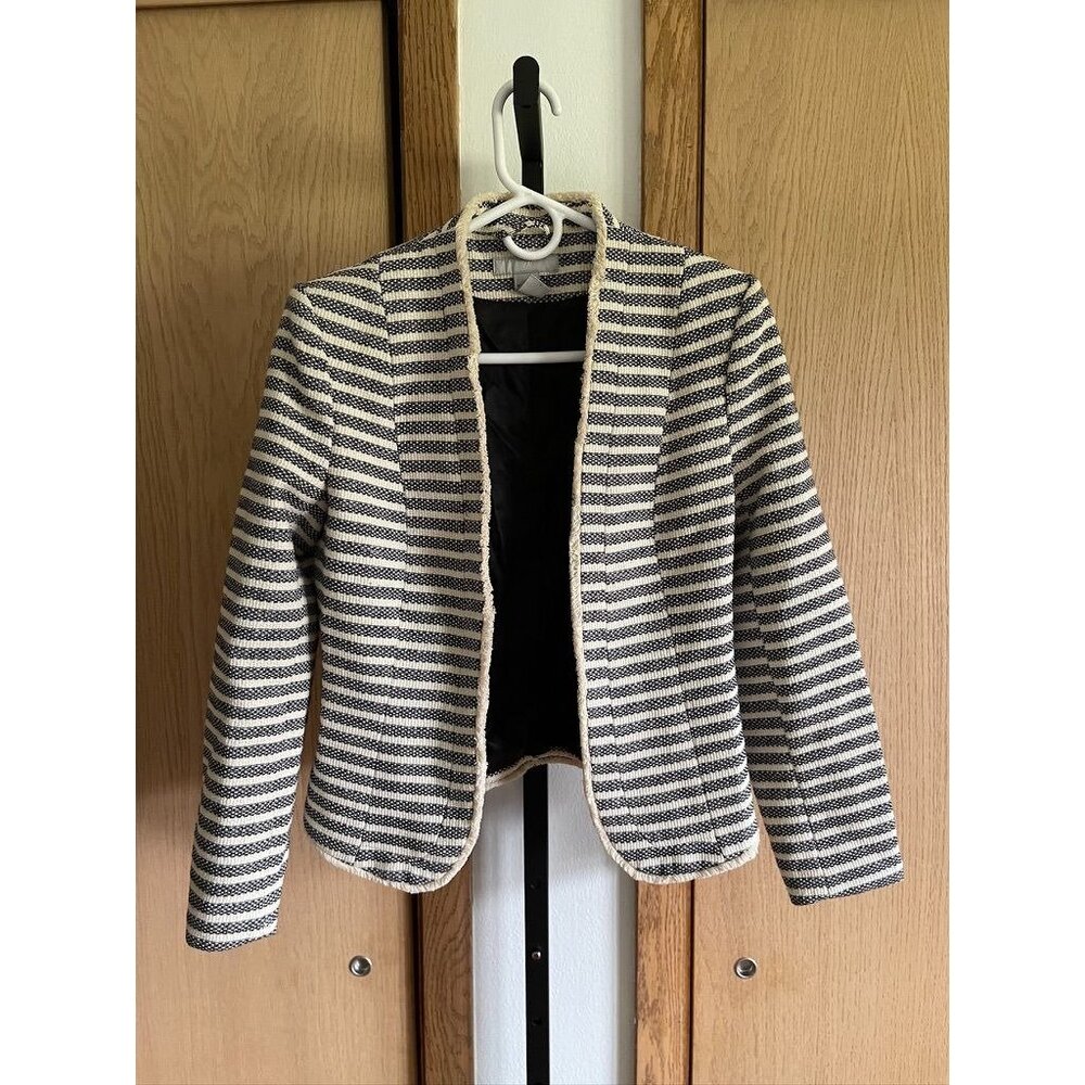 EUC H&M Womens Striped Blazer